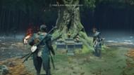 Solve the Pedestal Under the Tree Puzzle in Poison and Lies (Image via Sucker Punch || YouTube@Gamerack)